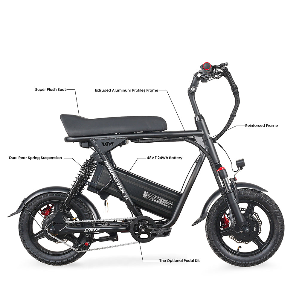 EMOVE Roadrunner V3 - World's First Electric Scooter Bike Hybrid