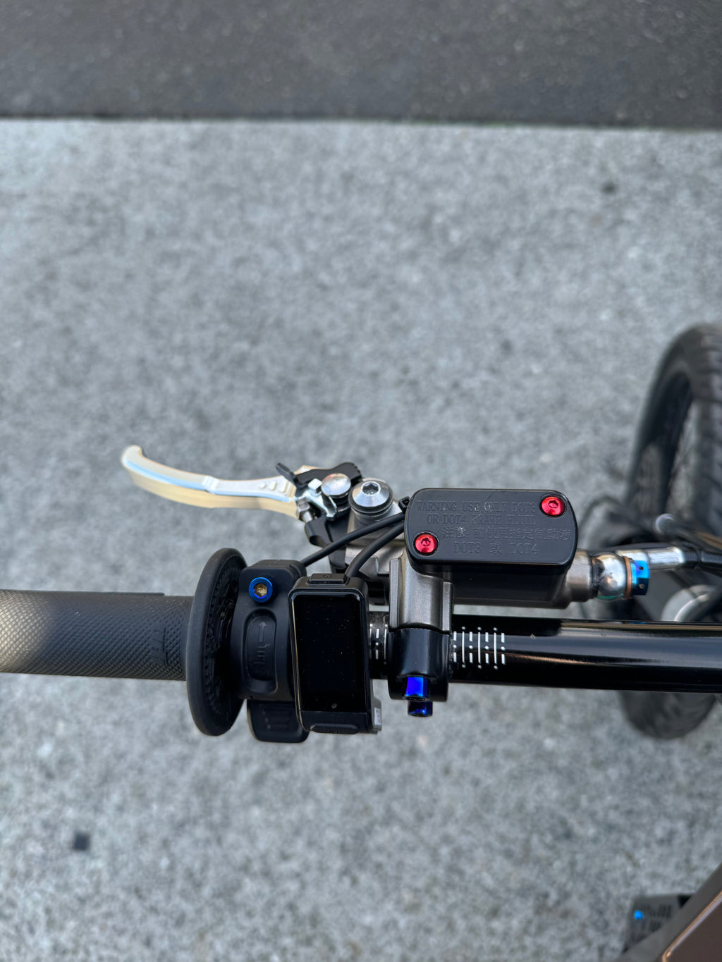 Titanium brake reservoir cap bolts